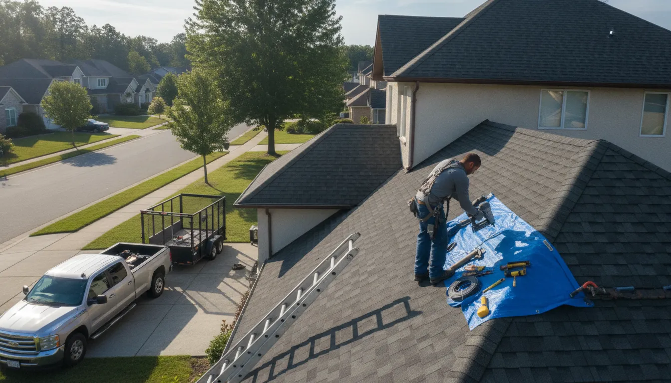 Roofing in Esko